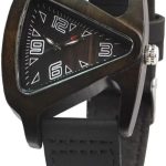 Watch with Leather Strap Quartz  Red Wooden Watches